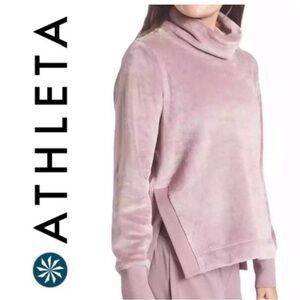 Like New ATHLETA Double Cozy Karma Funnel Neck Sweatshirt Sz: M